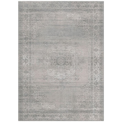 product image for Grey Floral Garden Traditional Area Rug 65