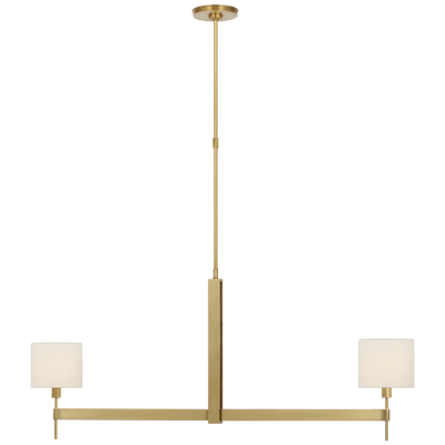 product image for Brontes Large Linear Chandelier By Visual Comfort Modern Rb 5141Ab L 1 41