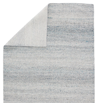 product image for Crispin Indoor/Outdoor Solid Blue & White Rug by Jaipur Living 62