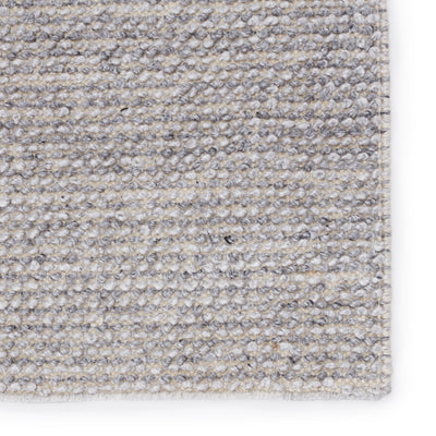 product image for Crispin Indoor/Outdoor Solid Grey & Ivory Rug by Jaipur Living 48
