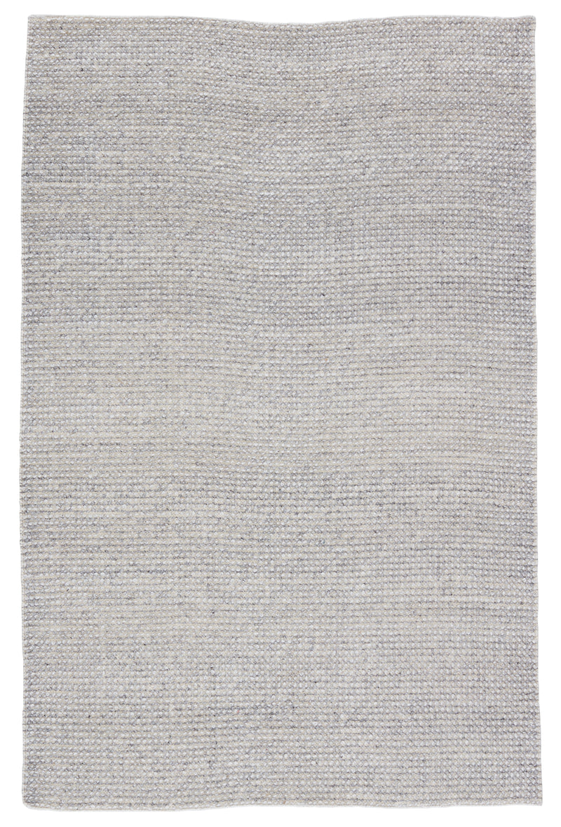 media image for Crispin Indoor/Outdoor Solid Grey & Ivory Rug by Jaipur Living 249
