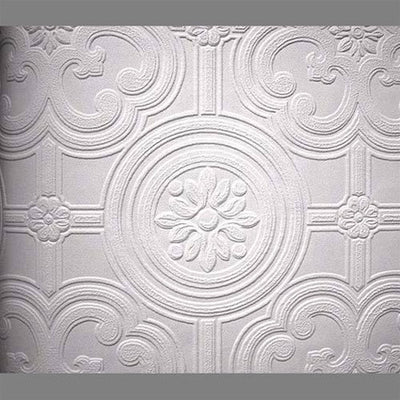 product image of Anaglypta Premium Textured Vinyl Egon Classical Paintable Wallpaper by Burke Decor 58