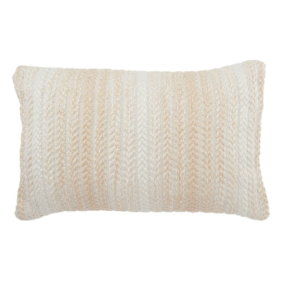 product image for Reed Austrel Indoor/Outdoor Cream & White Pillow 1 68