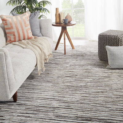 product image for ramsay handmade stripes dark gray ivory rug by jaipur living 5 37