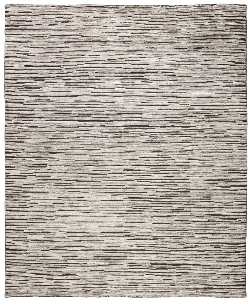 media image for ramsay handmade stripes dark gray ivory rug by jaipur living 1 264