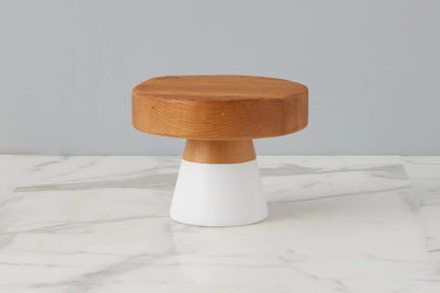 product image for white mod block cake stand in various sizes 17 37