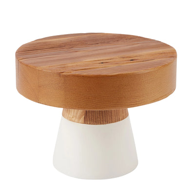 product image for white mod block cake stand in various sizes 13 21