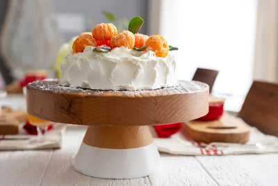 product image for white mod block cake stand in various sizes 9 79