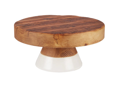 product image for white mod block cake stand in various sizes 7 62