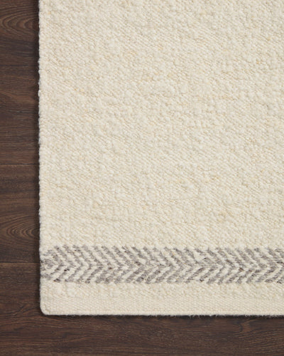 product image for Reyla Hand Woven Ivory / Silver Rug 88