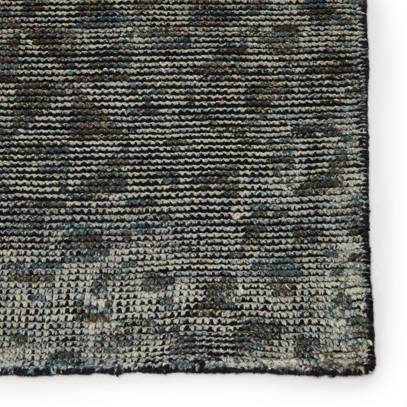 media image for Zaid Hand-Knotted Geometric Gray & Black Area Rug 25