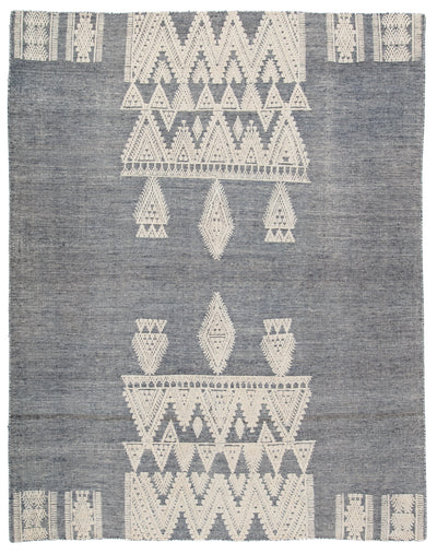 product image for Torsby Tribal Rug in Total Eclipse & Whitecap Gray design by Jaipur Living 34