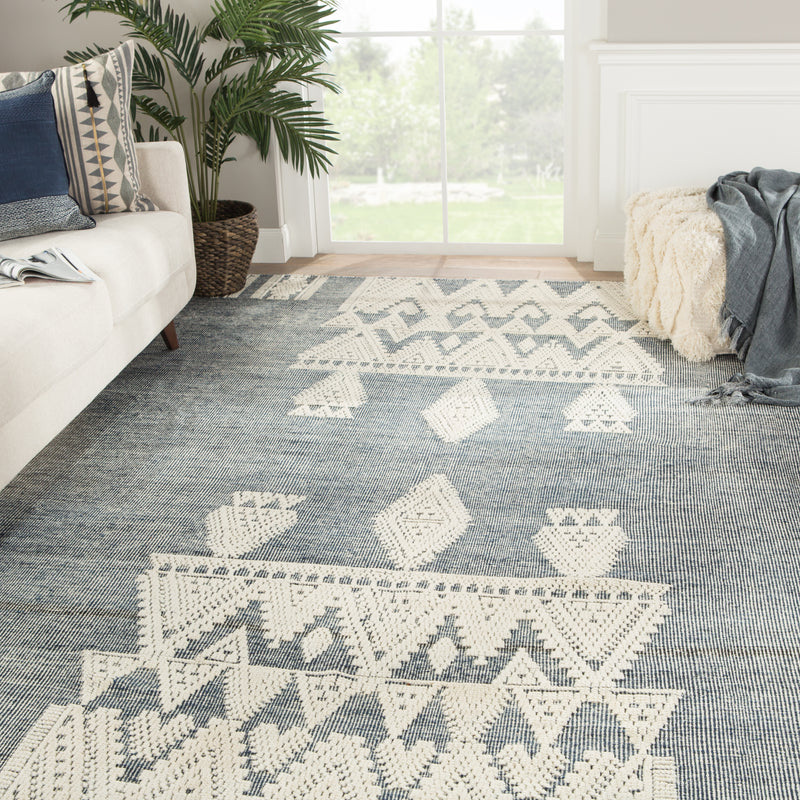 media image for Torsby Tribal Rug in Total Eclipse & Whitecap Gray design by Jaipur Living 215