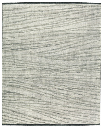 product image of Rize Farrow Hand Knotted Gray & Ivory Rug 1 573