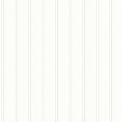 product image of Beadboard Peel & Stick Wallpaper in White by York Wallcoverings 581