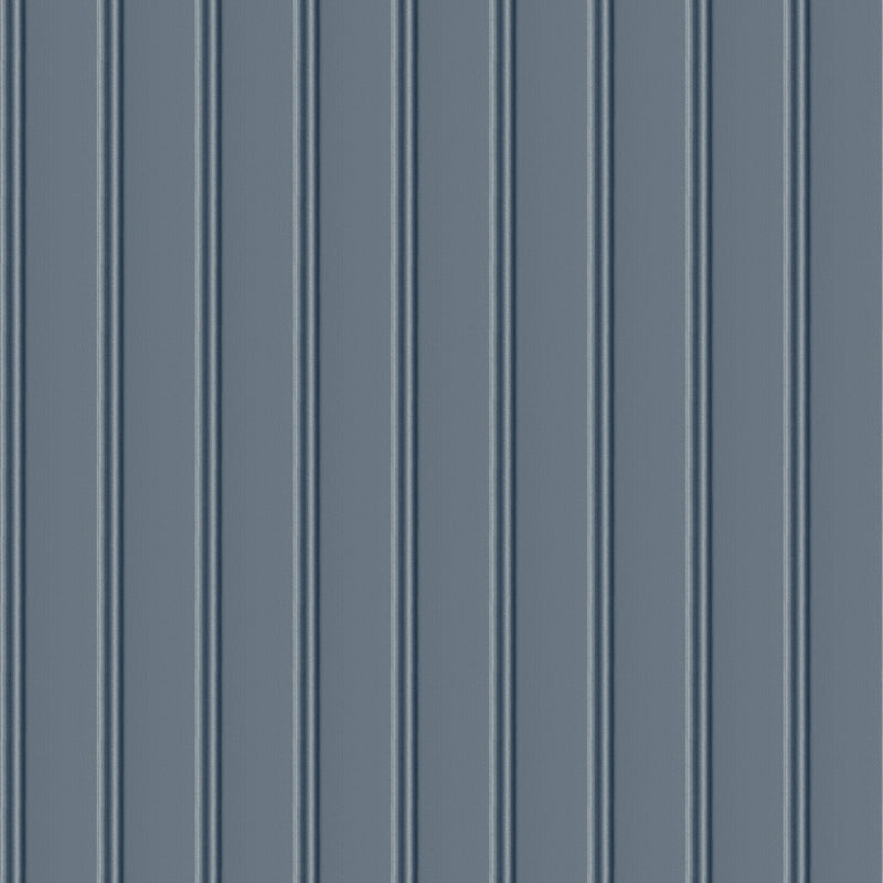 media image for Beadboard Peel & Stick Wallpaper in Navy by York Wallcoverings 23