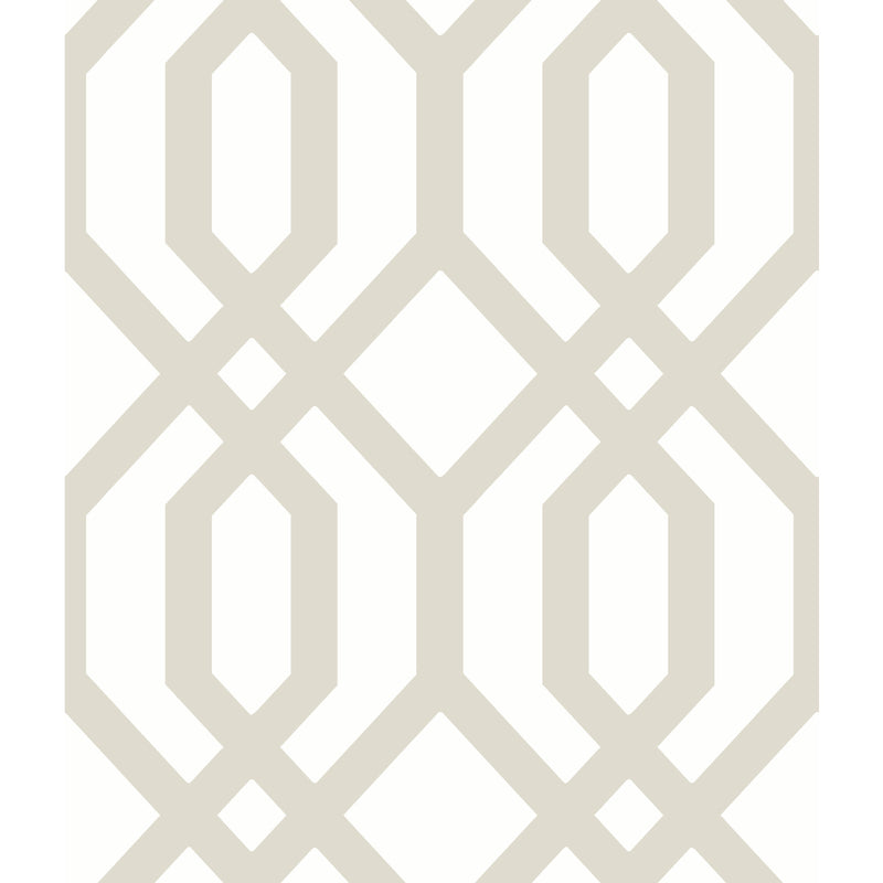 media image for sample gazebo lattice peel stick wallpaper in taupe by york wallcoverings 1 221