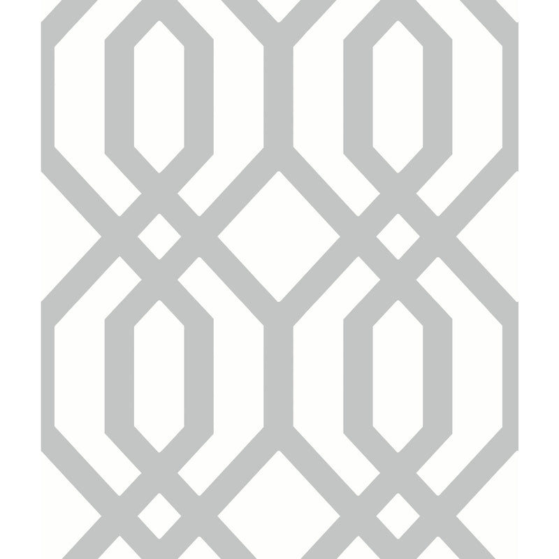 media image for sample gazebo lattice peel stick wallpaper in grey by york wallcoverings 1 217