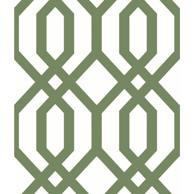 product image for Gazebo Lattice Peel & Stick Wallpaper in Green by York Wallcoverings 59