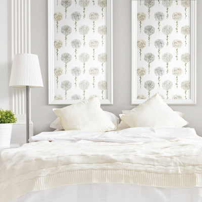 product image for Mum Floral Peel & Stick Wallpaper in Grey by York Wallcoverings 5