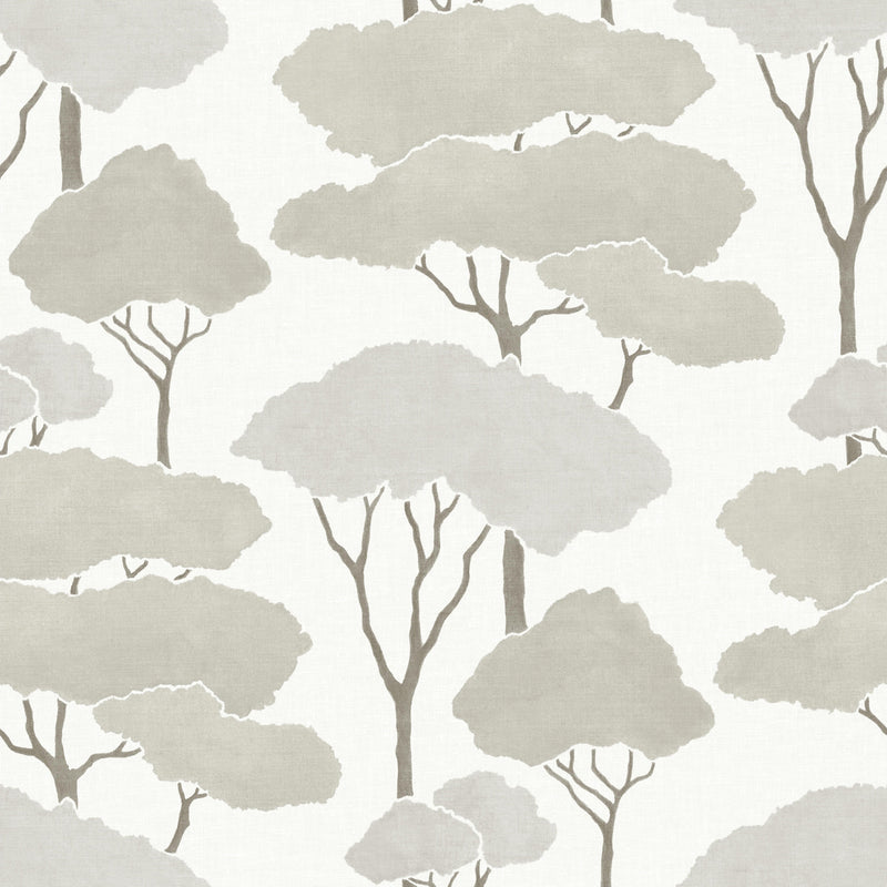 media image for Umbrella Pines White Peel & Stick Wallpaper by RoomMates for York Wallcoverings 229
