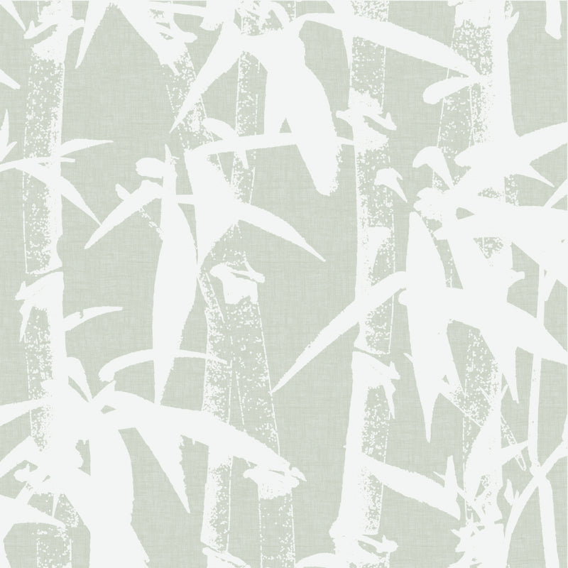 media image for sample modern bamboo green peel and stick wallpaper by roommates for york wallcoverings 1 279