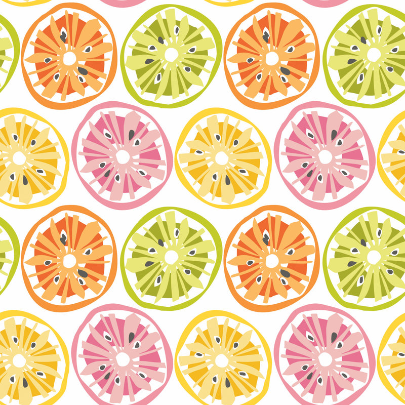 media image for Citrus Sweet Pink Peel & Stick Wallpaper by York Wallcoverings 273