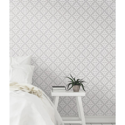 product image for Rose Lindo Agave Taupe Peel & Stick Wallpaper by York Wallcoverings 65