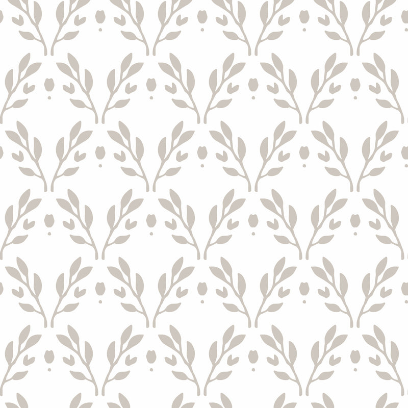 media image for Rose Lindo Dawn Taupe Peel & Stick Wallpaper by York Wallcoverings 290