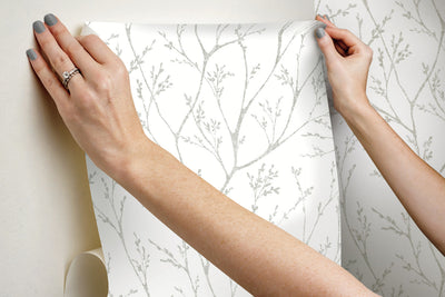 product image for Tree Branches Glint Peel & Stick Wallpaper by RoomMates for York Wallcoverings 44