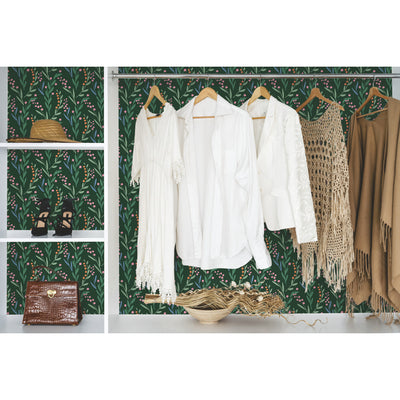 product image for Budding Branches Green Peel & Stick Wallpaper by RoomMates for York Wallcoverings 49