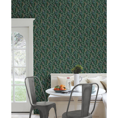 product image for Budding Branches Green Peel & Stick Wallpaper by RoomMates for York Wallcoverings 20