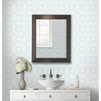 product image for Overlapping Medallions Blue Peel & Stick Wallpaper by RoomMates for York Wallcoverings 55