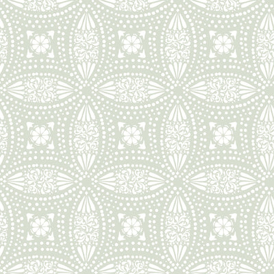product image of sample overlapping medallions green peel and stick wallpaper by roommates for york wallcoverings 1 53