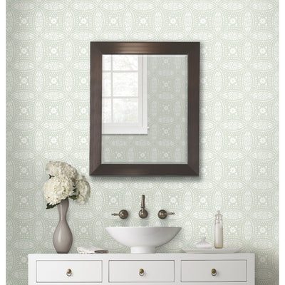 product image for Overlapping Medallions Green Peel & Stick Wallpaper by RoomMates for York Wallcoverings 23