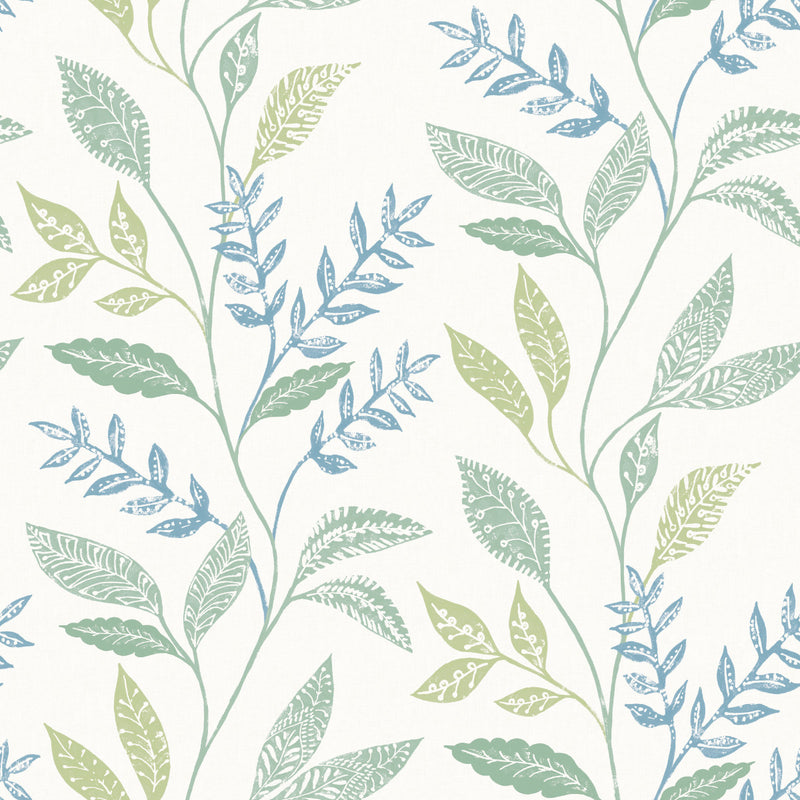 media image for Cottage Vine Green Peel & Stick Wallpaper by RoomMates for York Wallcoverings 227