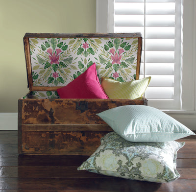 product image for Cat Coquillette Green Tropical Peel & Stick Wallpaper by RoomMates for York Wallcoverings 37