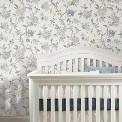 product image for Candid Moments Grey Peel & Stick Wallpaper by RoomMates for York Wallcoverings 14