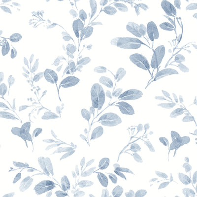 product image for Dancing Leaves Blue Peel & Stick Wallpaper by RoomMates for York Wallcoverings 93