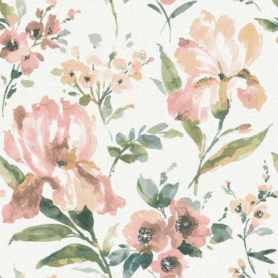 product image of Iris Pink Peel & Stick Wallpaper by RoomMates for York Wallcoverings 51