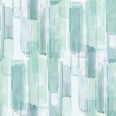 product image of Mr. Kate Watercolor Glass Peel & Stick Wallpaper in Blue by RoomMates 546