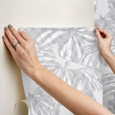 product image for Mr. Kate Butterfly Peel & Stick Wallpaper in Grey by RoomMates 12