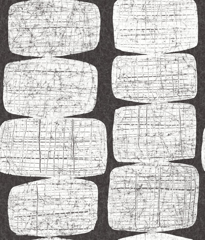 product image of Mid-Century Beads Black Peel & Stick Wallpaper by RoomMates for York Wallcoverings 553