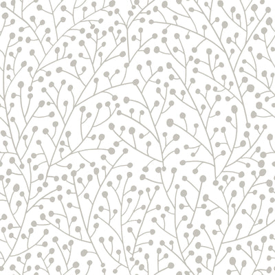 product image for Cat Coquillette Berry Branches Peel & Stick Wallpaper in Taupe 44