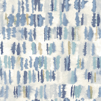 product image of Tamara Day Watercolor Fountain Peel & Stick Wallpaper in Blue by RoomMates 584