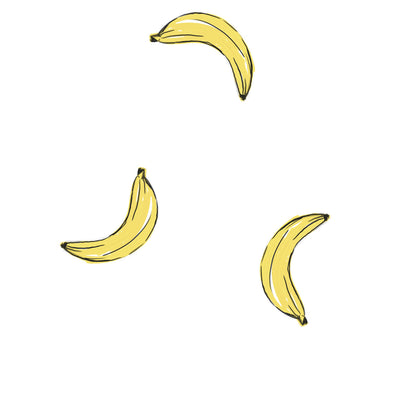 product image of Mr. Kate Banana Print Peel & Stick Wallpaper in Yellow by RoomMates 539