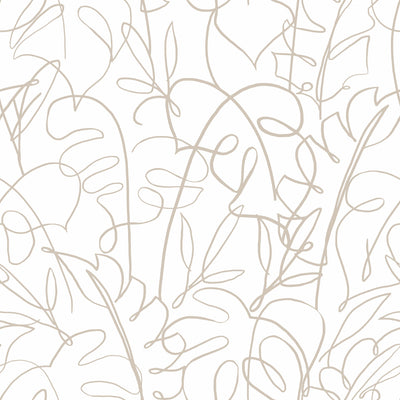 product image of Tamara Day Tropical Signature Peel & Stick Wallpaper in Natural by RoomMates 554