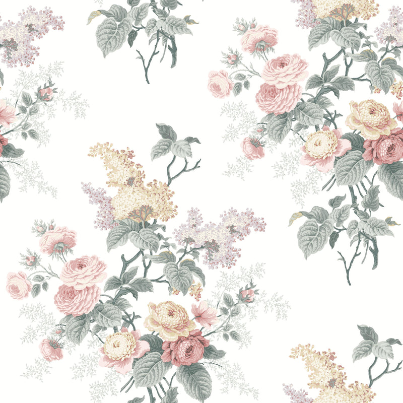 media image for sample waverly emmas garden peel and stick wallpaper in pastel by roommates 1 259