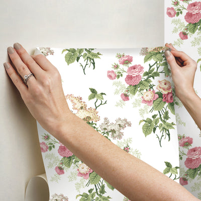 product image for Waverly Emma's Garden Peel & Stick Wallpaper in Bright Multi by RoomMates 57