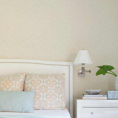 product image for Waverly Savoy Peel & Stick Wallpaper in Beige by RoomMates 21